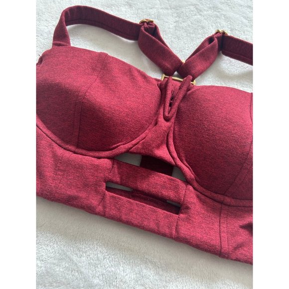 Bombshell Sportswear ruby red buxom bra - Picture 5 of 7